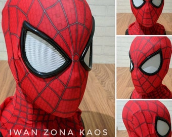アメージングスパイダーマン2 マスク　フェイスシェル 新品 アメイジングスパイダーマン2 フェイスシェルレンズ