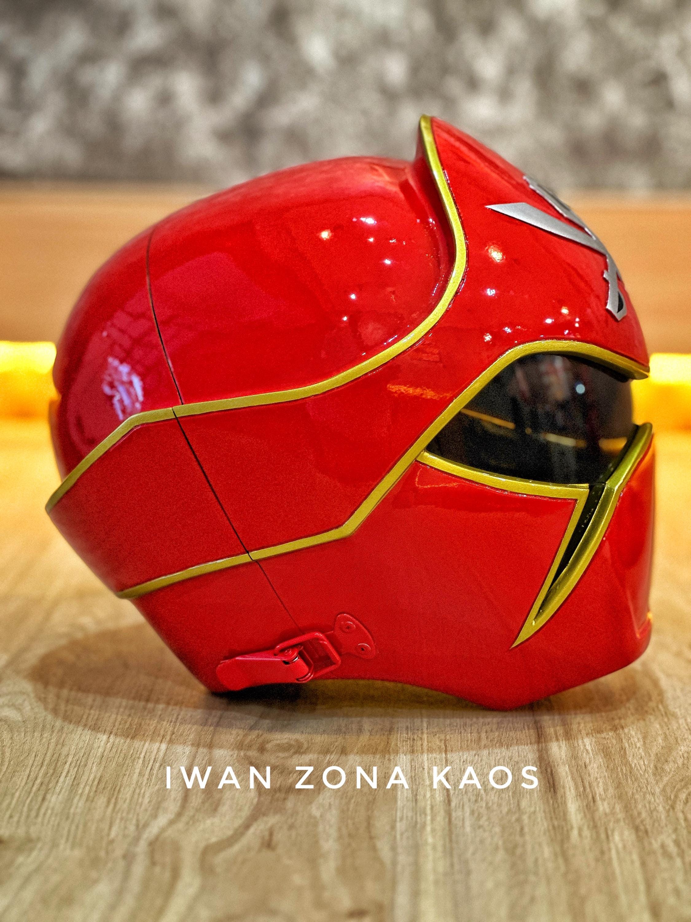 パワーレンジャー恐竜戦隊カスタムヘルメット プレイ用プロップ 1/1 着用可能 パワーレンジャー恐竜戦隊カスタムヘルメット プレイ用プロップ