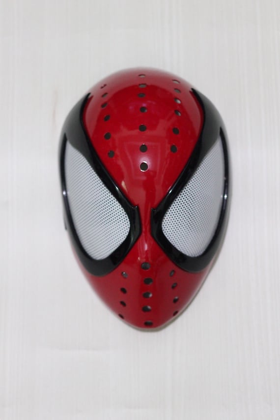 シンビオートスパイダーマン　フェイスシェル アルティメットスパイダーマン ビッグランセスフェイスシェル - Etsy 日本