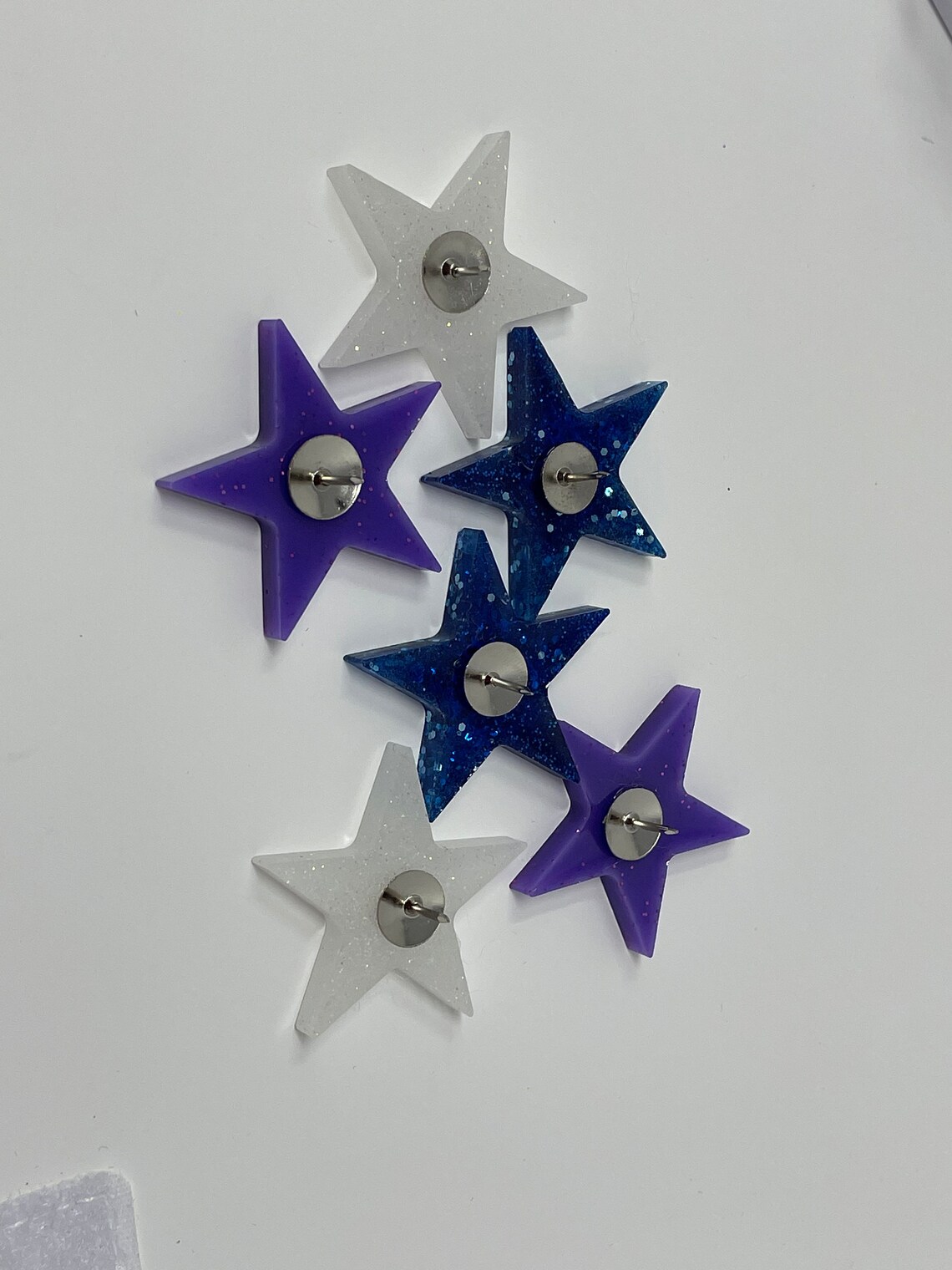 Star Push Pin Set1 Etsy