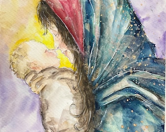 One off original watercolour painting on quality Arches paper.