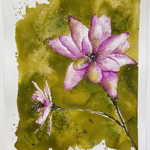 One off original watercolour painting on quality watercolour paper.