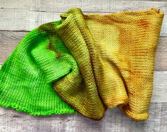 Hand dyed sock blank / Double knit sock blank / Superwash Merino Nylon 75/25 superwash.