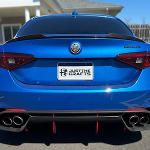 Alfa Romeo Giulia Diffuser Stripe Decals (QV)