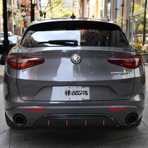 Alfa Romeo Stelvio Diffuser Stripe Decals (2.0L)