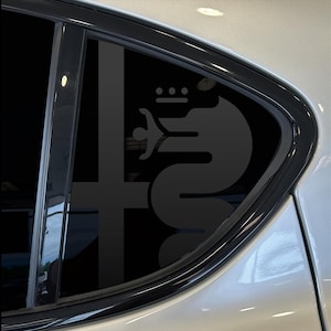 Alfa Romeo Stevlio Quarter Window Vinyl Decal (Set of 2)