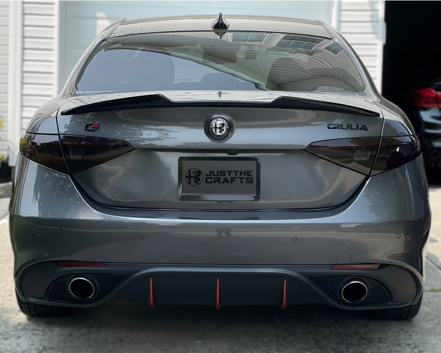 Alfa Romeo Giulia Diffuser Stripe Decals (2.0L)