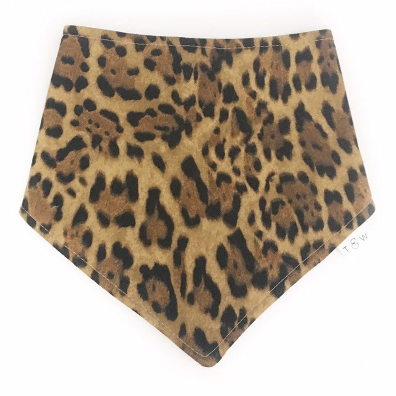leopard print bib