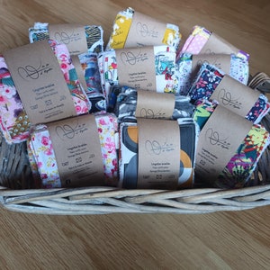 Packs of 10 washable wipes of your choice / makeup remover wipes / baby wipes / children&#39;s wipes / bamboo sponge cotton fabric