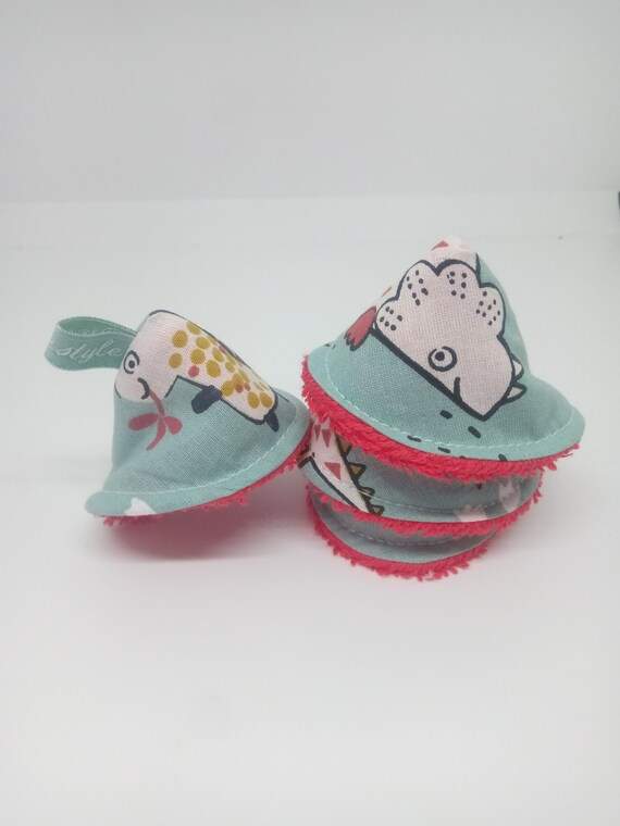 Lot De 4 Pare-pipi (tipi Pipi) En Bambou Et Coton Lavé - Diamètre 6 Cm - Pour Protéger Vêtements Et Sièges