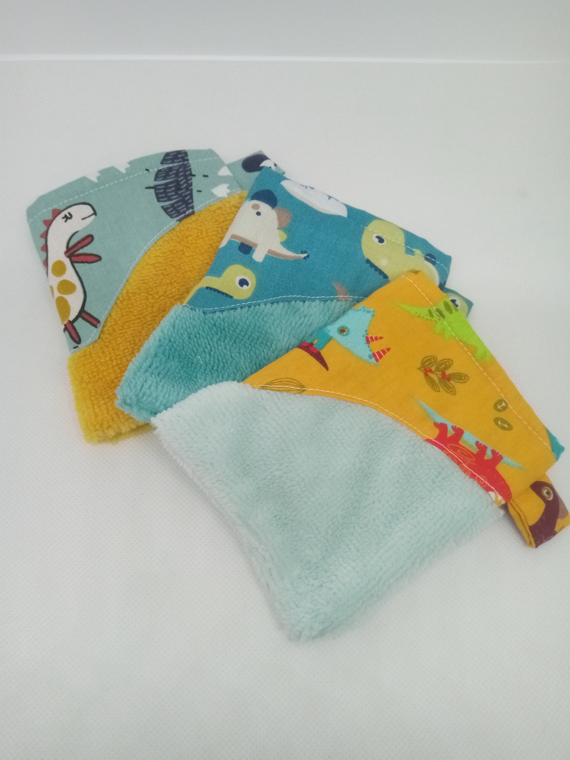 Lot of 3 first age washcloth gloves washable and reusable Etsy