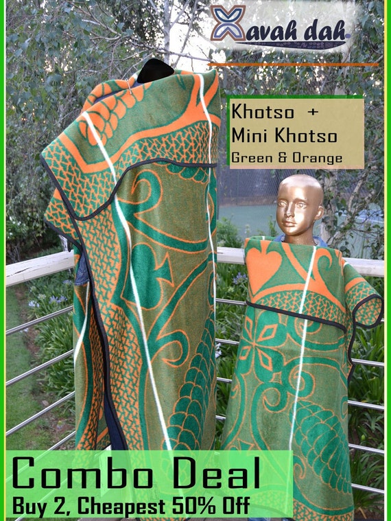 Basotho Blanket Khotso and Mini Khotso Combo Etsy Canada