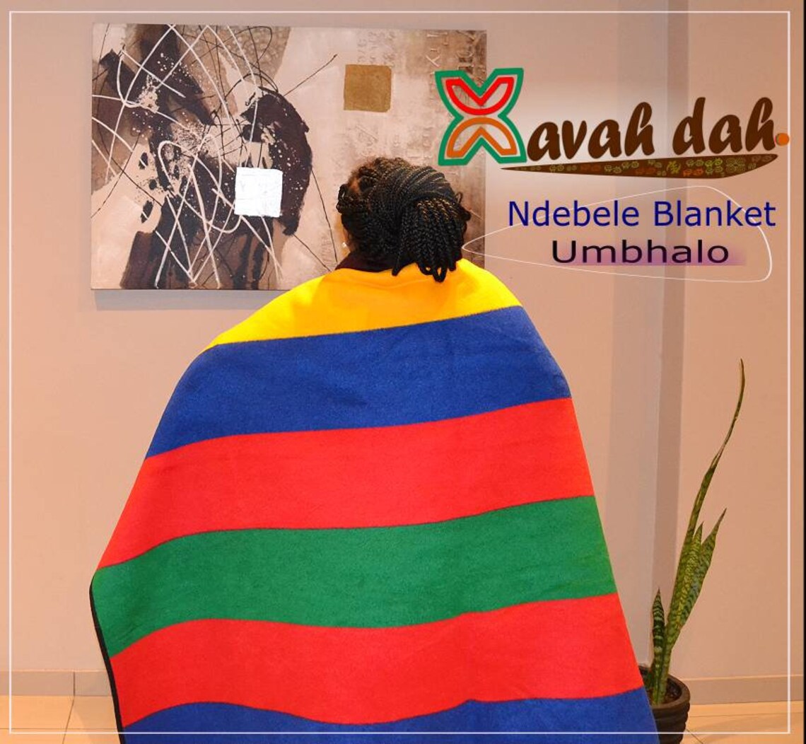 Ndebele Blanket Umbhalo Etsy UK