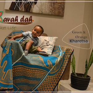 Basotho Blanket - Kharetsa (Green)