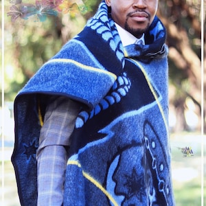 Basotho Decke - Khotso (Königsblau)