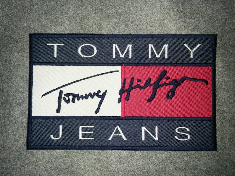 iron on tommy hilfiger logo