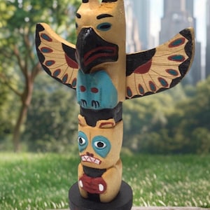 大きなトーテムポール - Etsy 日本