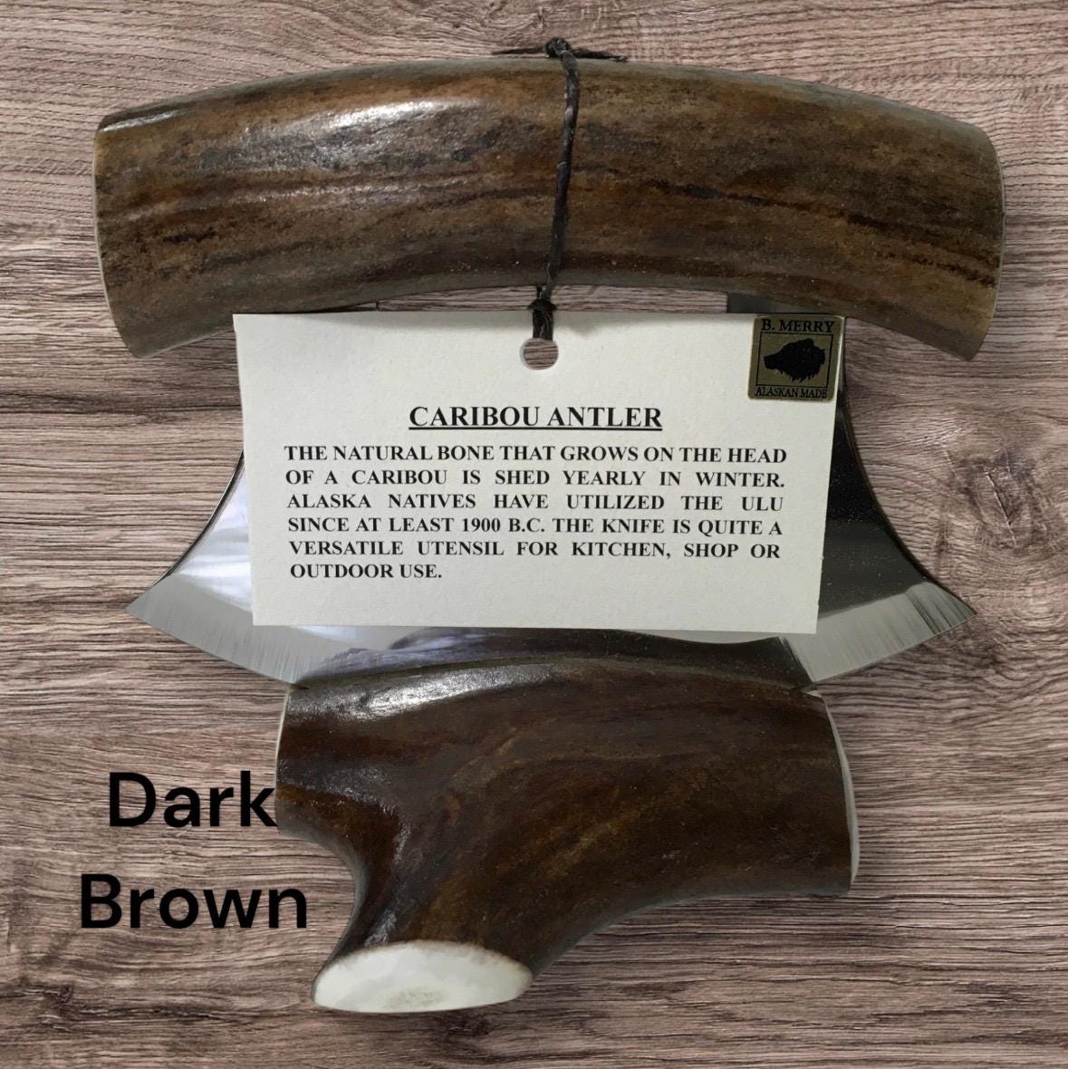 Handmade Made in Alaska Natural Hearty Handle Caribou Antler