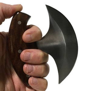 Small 4&quot; Wood Handle Skinning Skinner Knife Stainless Steel Blade w/ Leather Sheath