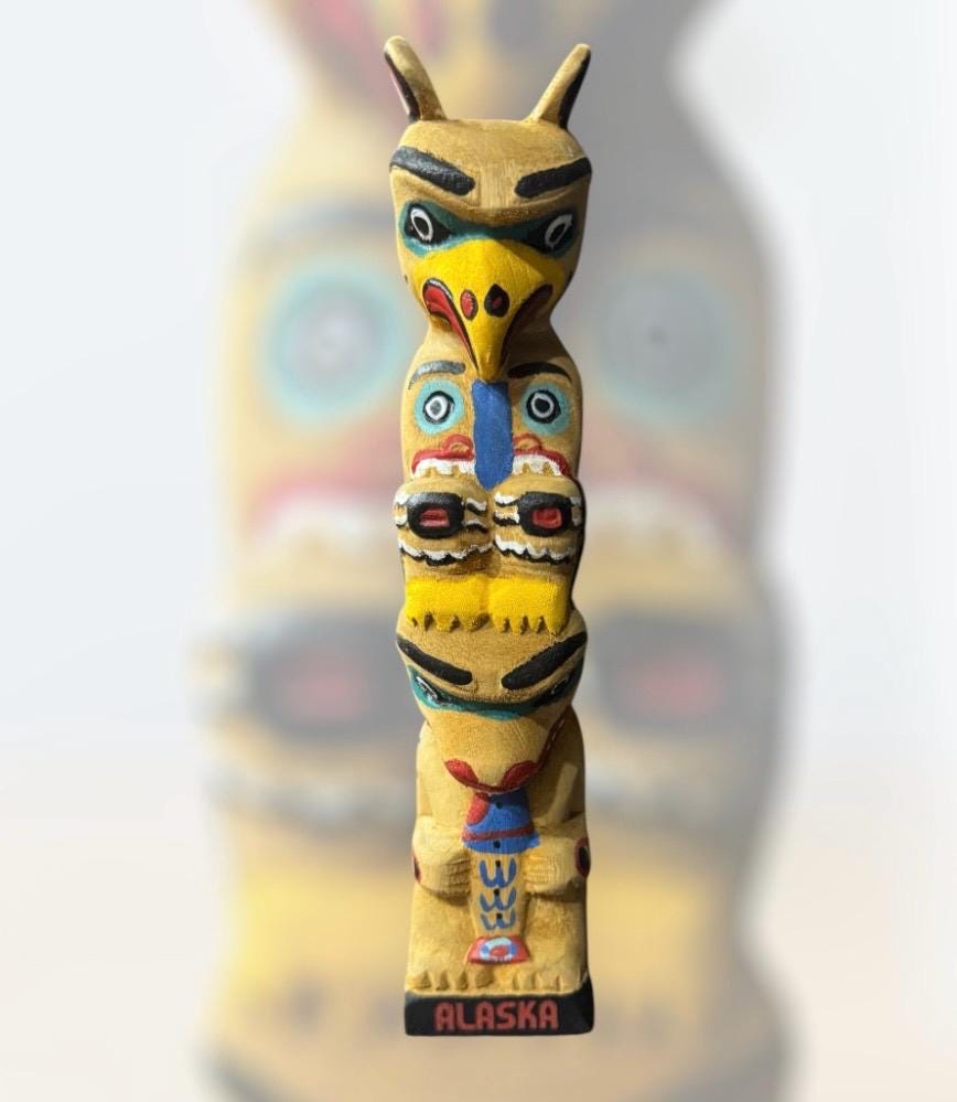 置物 Buffalo Bone Totempole 置物 Buffalo Bone Totempole Buffalo Totem Poles - Etsy Canada