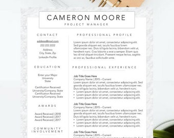 modern resume template for new professionals eye catching resume design updated resume template unique resume for job search - Eye Catching Resume Templates modern resume template for new professionals eye catching resume design updated resume template unique resume for job search - Eye Catching Resume Templates