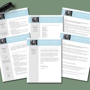 Paquete de paquetes de entrevistas profesionales para la búsqueda de empleo: CV, carta de presentación, referencias y plantillas de plan de día 306090