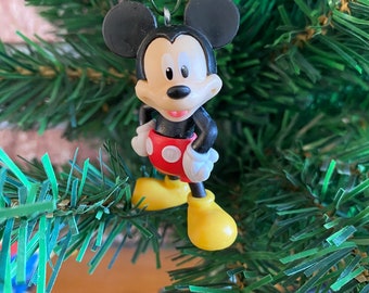 12 Miniature Tie Ons Disney Ornaments Mickey and Friends 