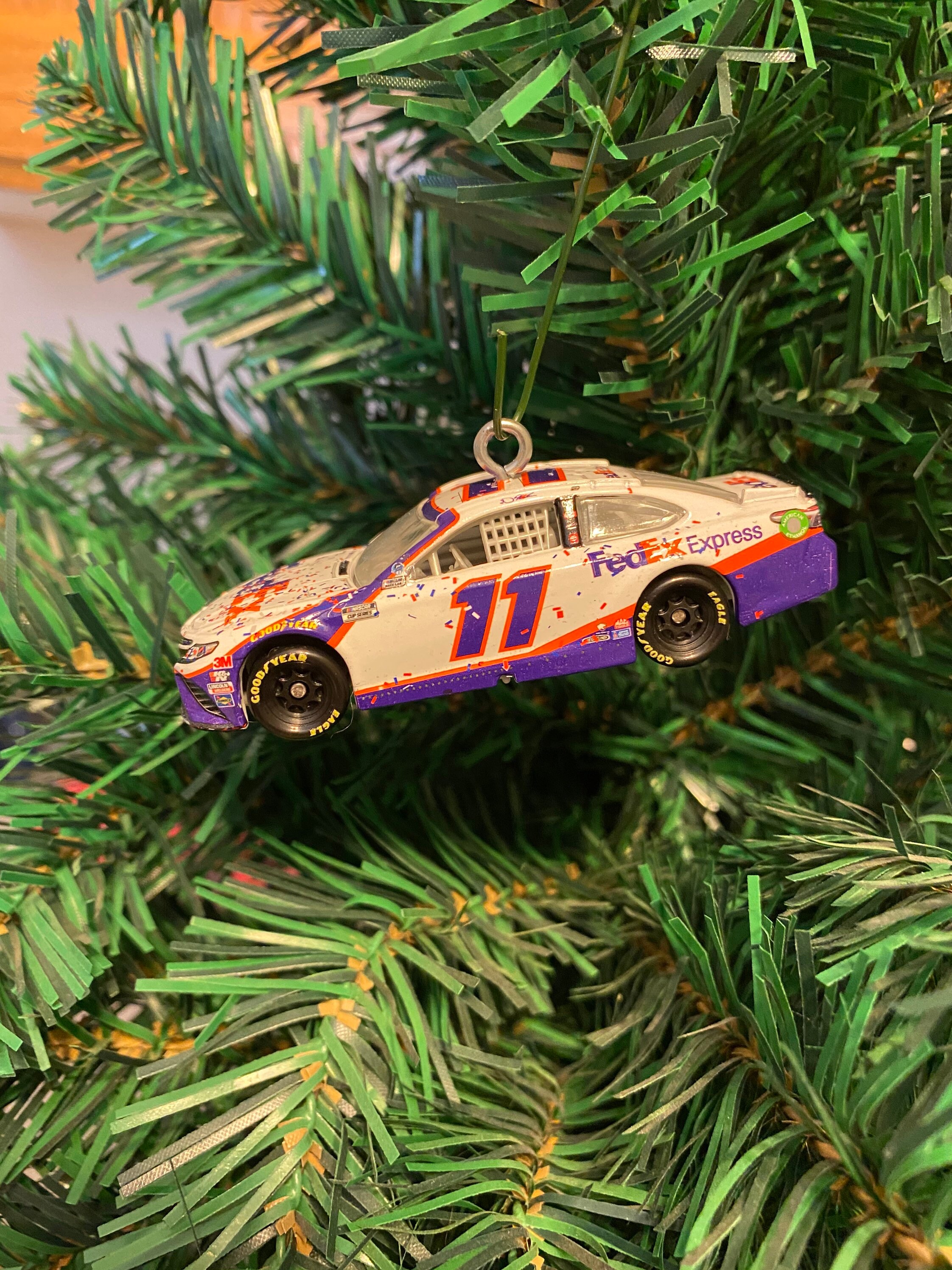 Denny Hamlin 11 NASCAR Race Car Christmas Ornament Choose Etsy