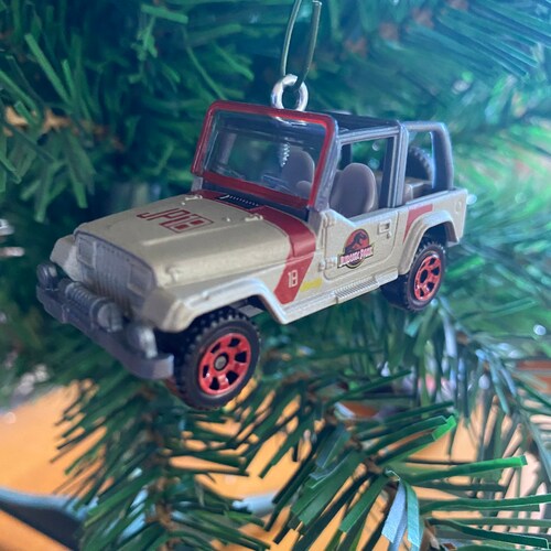 1993 Jeep Wrangler Jurassic Park Christmas Ornament - Etsy