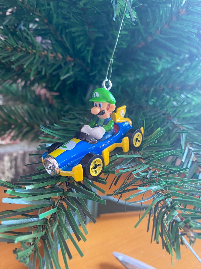 Nintendo Mario Kart Character Christmas Ornament Luigi - Etsy