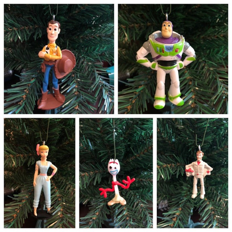 Disney Toy Story Character Christmas Ornaments Set of 10 Etsy