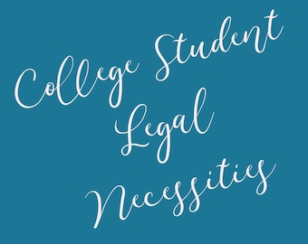 College Student Rechtliche Notwendigkeiten