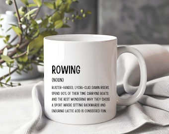 Funny Gift Mug For Rower, Rowing Lover, Funny Rowing Mug, Gift for Rowers