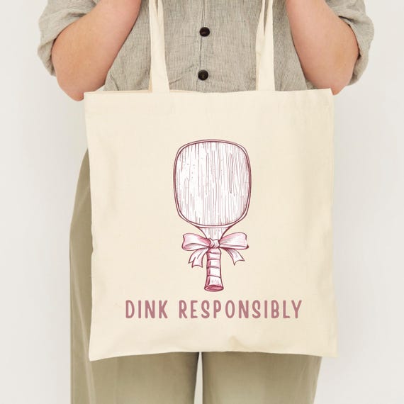 Funny Pickleball Tote Bag, Pickleball Gift, Funny Tote Bag, Gift for Pickleball Player, Tote Bag