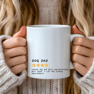 Funny Dog Dad Mug, Dog Lover Gift, Gift for Dog Dad, Dog Dad, Mug For Him