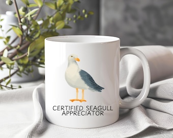 Seagull Mug, Seagull lover gift, seagull mug, seagull gift, Funny Seagulls Mug, Funny gift