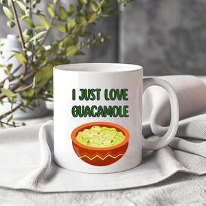 Guacamole Mug, Avocado Lover, Funny Avocado Gifts, Avocado Lover Gift,Avocado Gift Idea, Vegan Gift, Vegan Mug