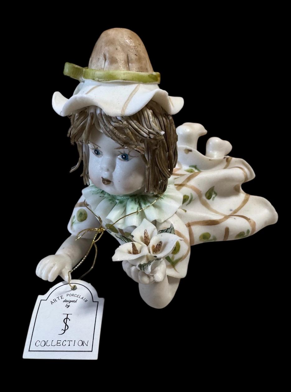 CAPODIMONTE　DOLL Capodimonte collection porcelain doll made in Italy for