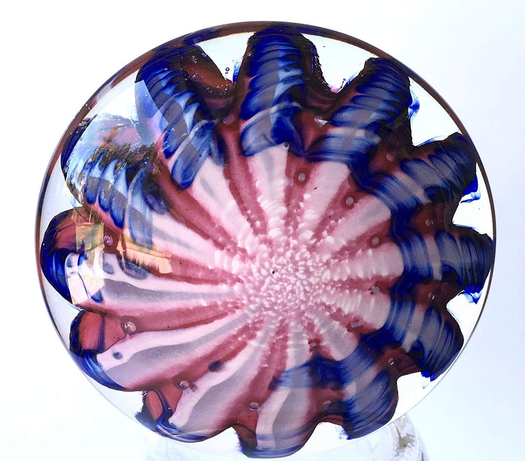 Glass Forge Studio Grants Pass Glass Blowing Solid Paperweight Round ...