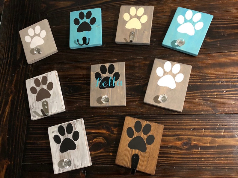 Individual pet leash holders