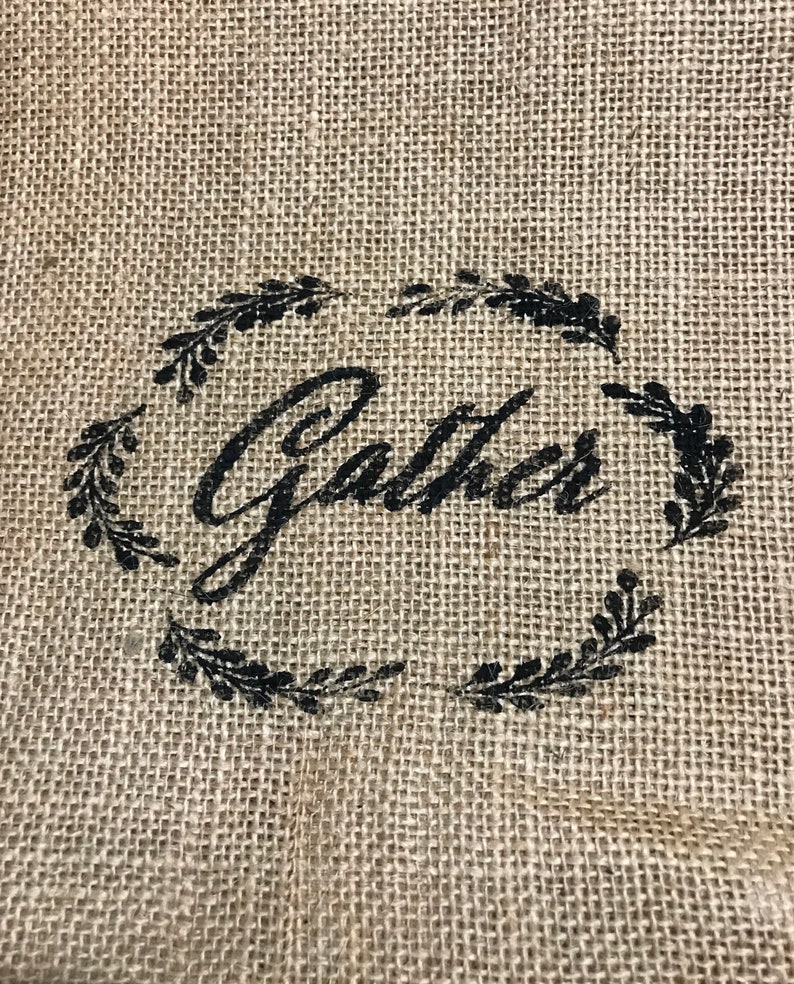 Burlap table runners