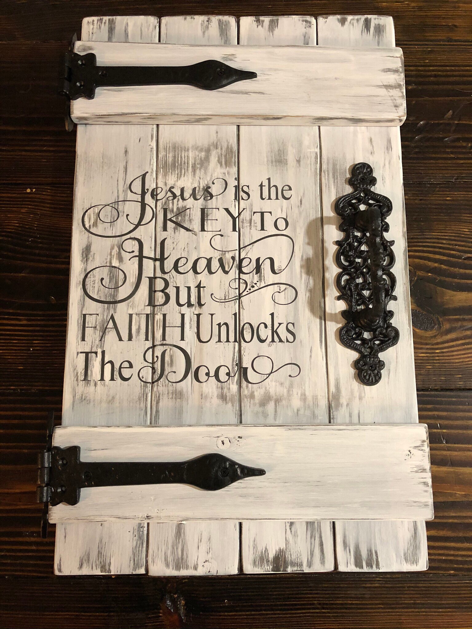 24x15 Jesus is the Key Wall Sign - Etsy UK