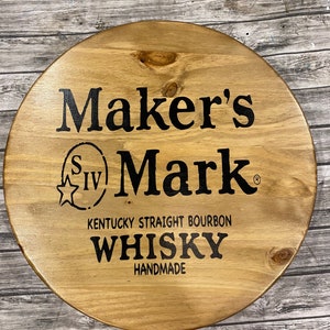 18 inch Lazy Susan Maker’s Mark Whisky lazy Susan