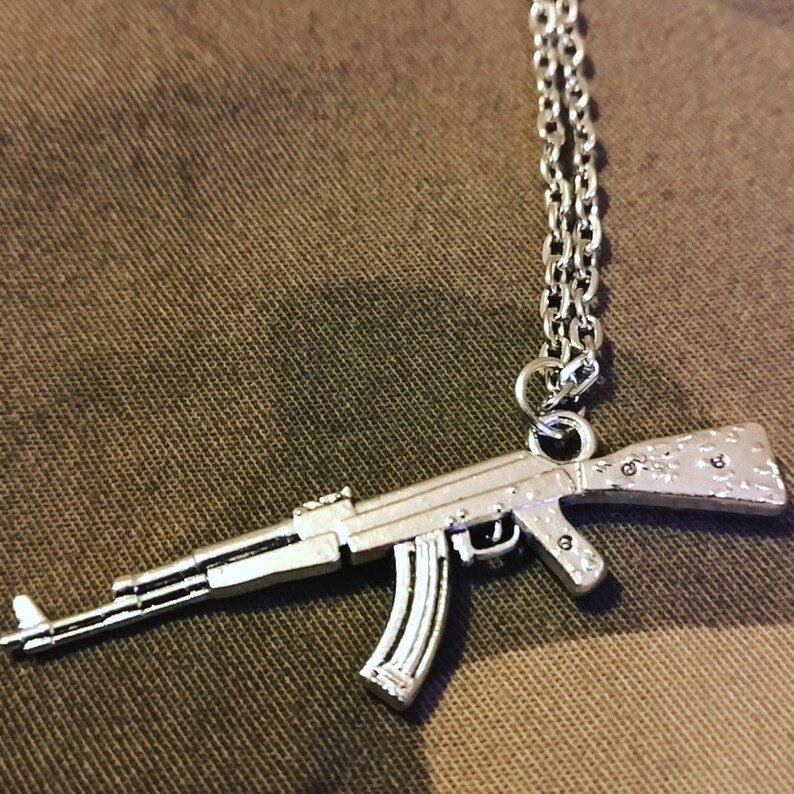 Ak 47 Necklace Kalashnikov Necklace Men Necklace Gift For