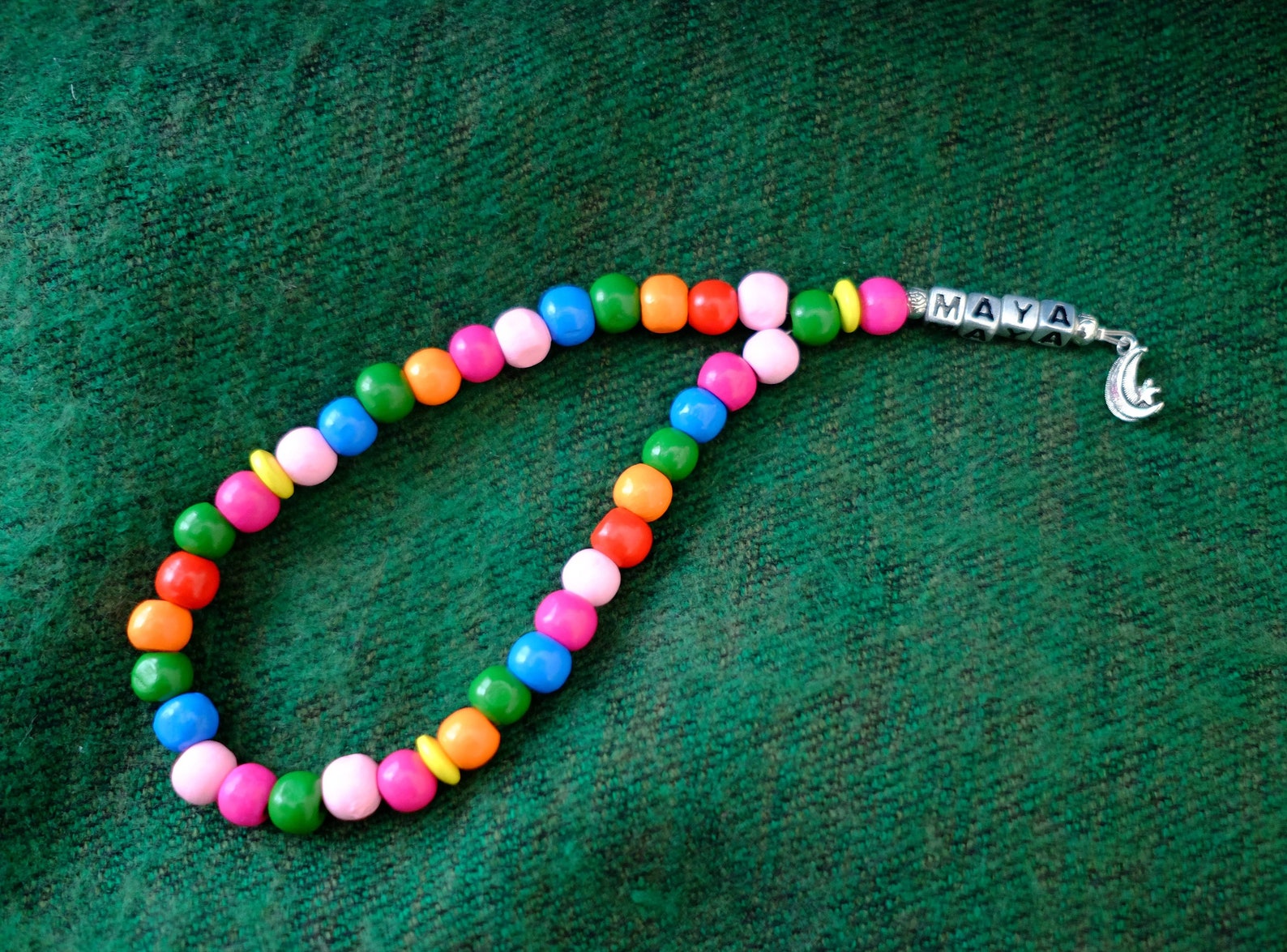 Kids 33 Bead Personalized Tasbih Etsy UK
