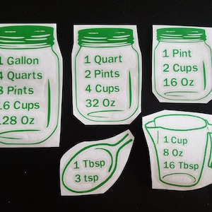 Kitchen Conversion Vinyl Decals