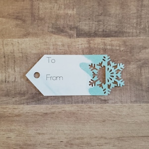 Snowflake Gift Tags - Set of 10