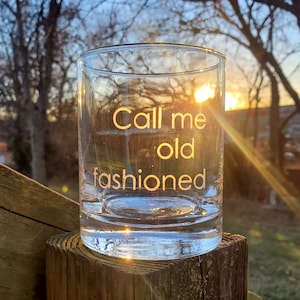 Altmodischer Whiskybecher