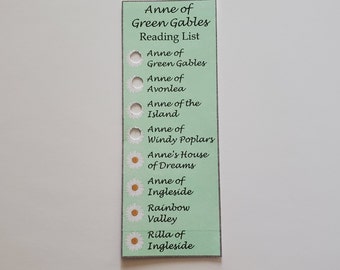 Anne of Green Gables Reading Tracker Bookmark