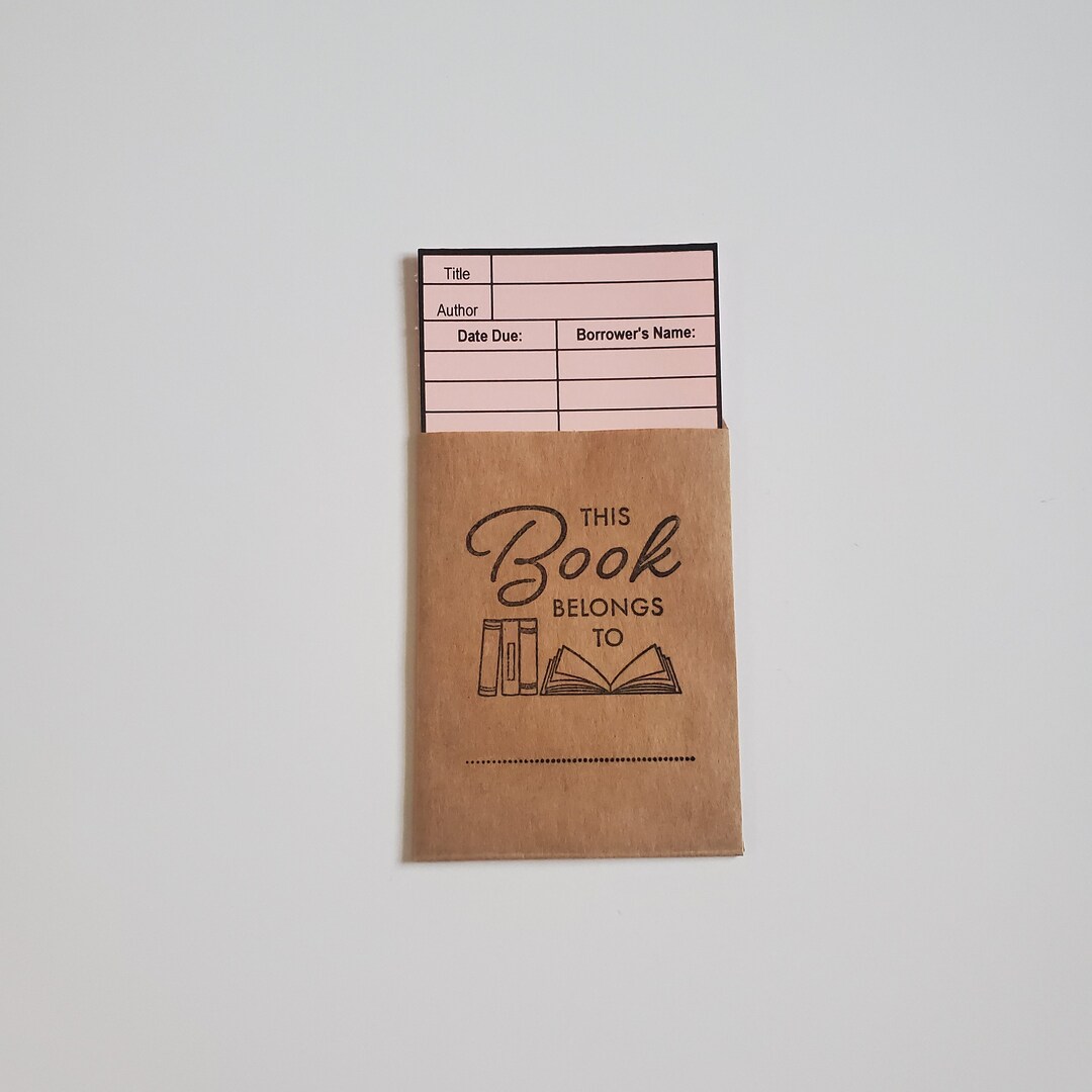 Personal Library Catalog Cards - Etsy